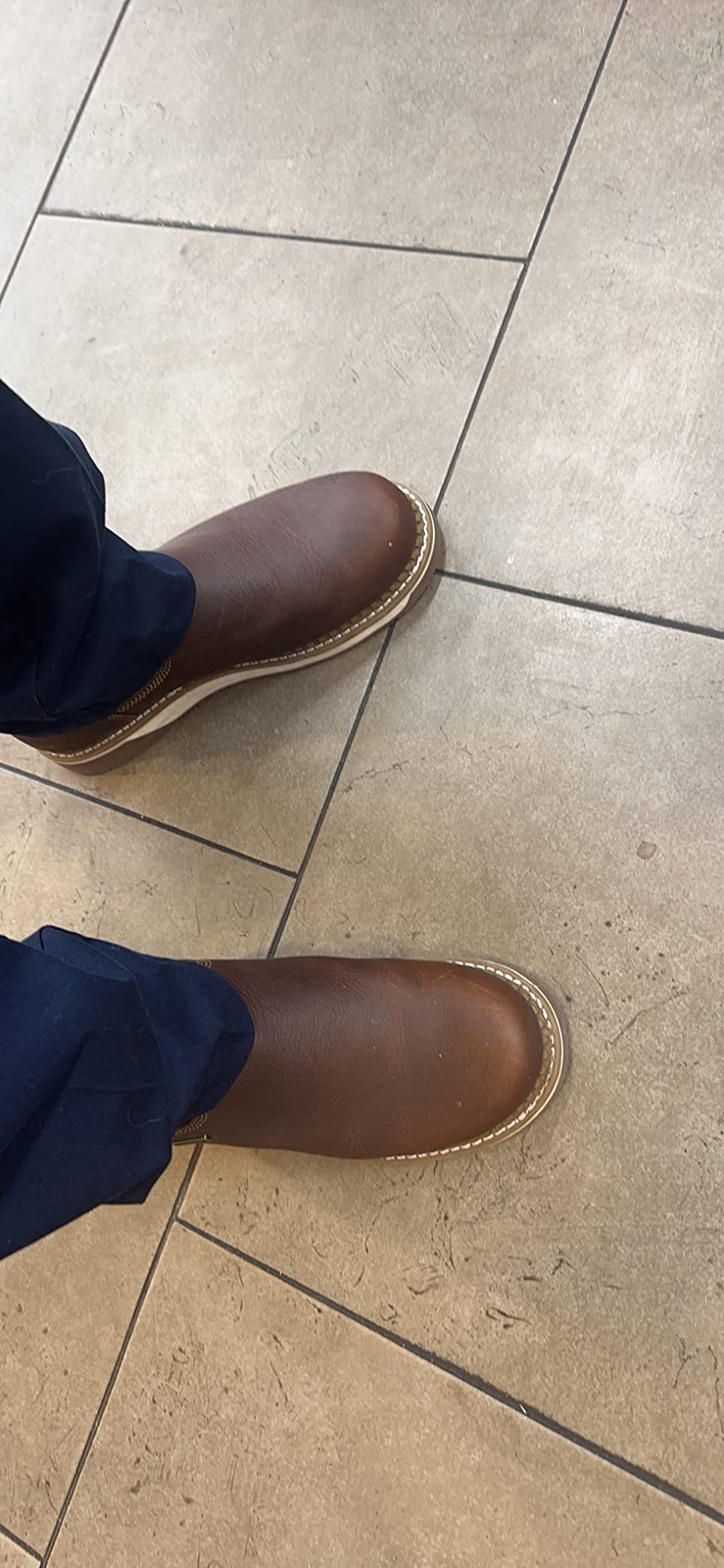 Georgia Boot AMP LT Wedge Waterproof Chelsea Work Boot customer photo 2