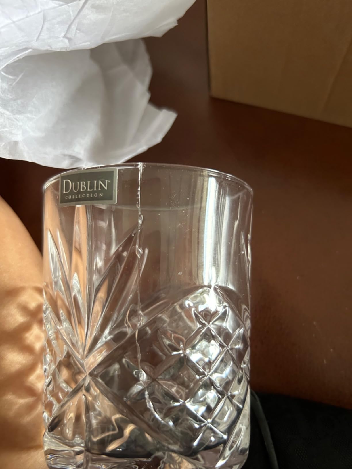 Godinger Whiskey Decanter and 6 Whiskey Glasses Bar set, for Liquor Scotch Bourbon Wine - Dublin Crystal Collection customer photo 1