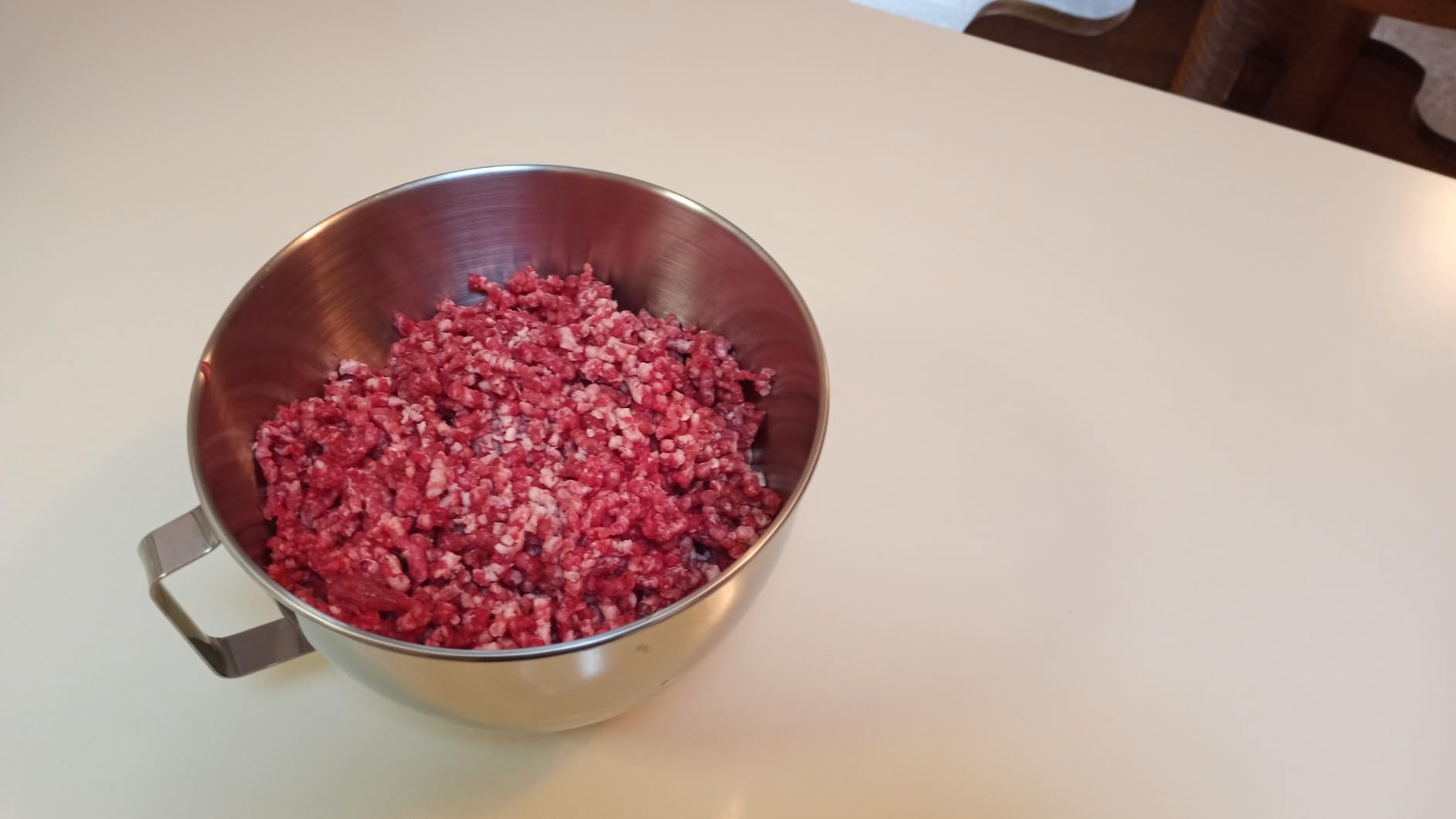 KitchenAid KSMFGA Food Grinder Attachment for All KitchenAid Stand Mixers | Includes Food Tray-Pusher-Grinding Plates, Durable plastic, Compatible with all KitchenAid Stand Mixers customer photo 2