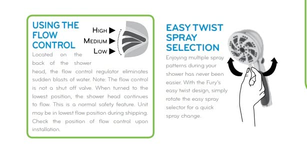 ETL Oxygenics 92489 Fury RV Handheld Shower - Brushed Nickel, 72 inch Hose length customer photo 1