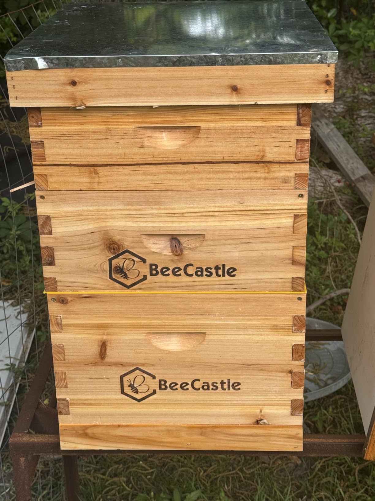 BeeCastle 10-Frames Complete Beehive Kit, 100% Beeswax Coated Bee Hive customer photo 1