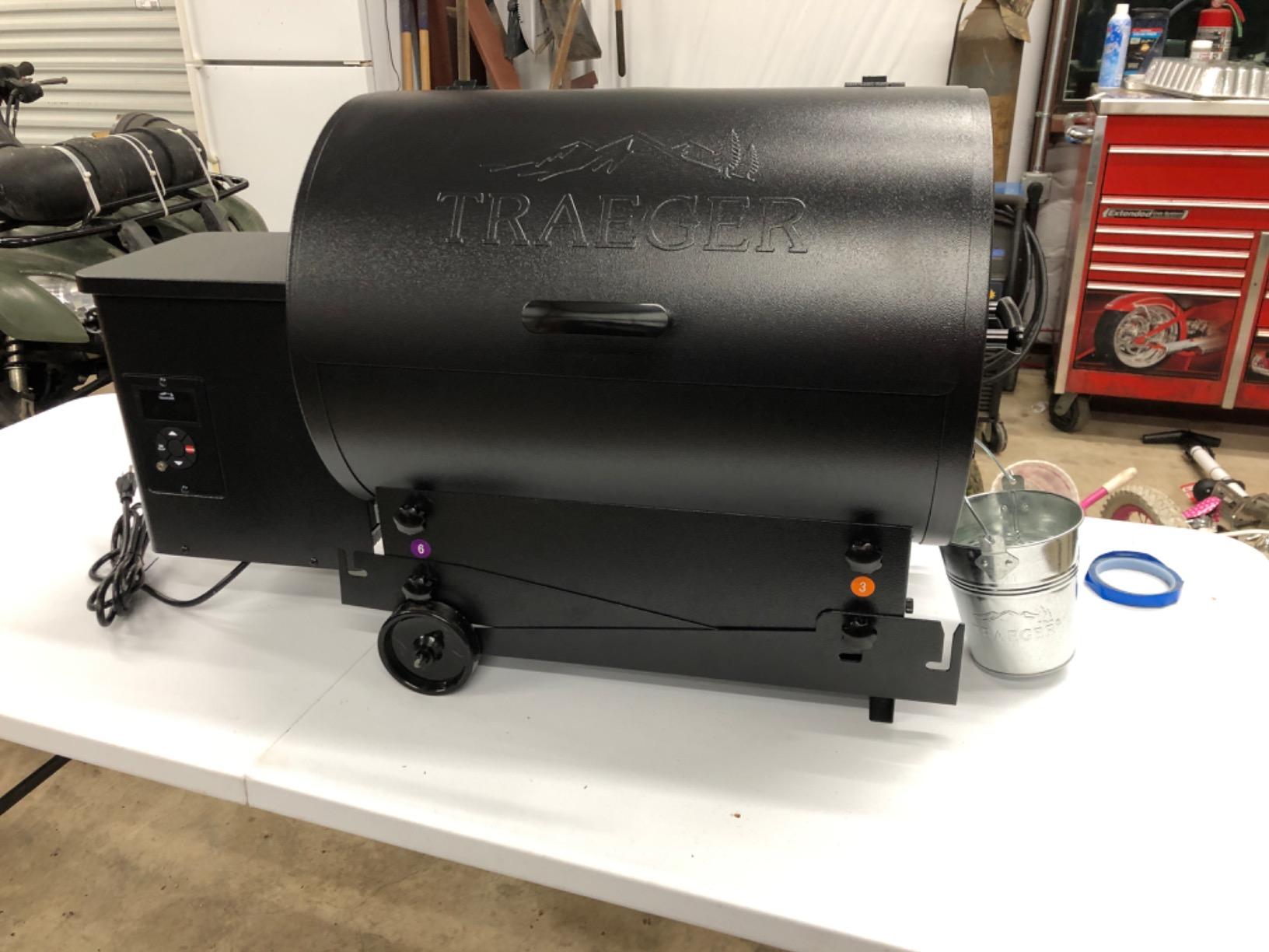 Traeger Tailgater Portable Wood Pellet Grill & Smoker, 300 Sq In | Foldable legs, 6-in-1 versatility, 300 sq in - wood-fired flavor for tailgating, camping & outdoor BBQ customer photo 1