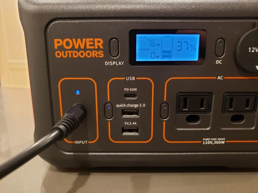 Jackery Explorer 300 Portable Power Station, 292Wh | Backup LiFePO4 Battery, Solar Generator for Outdoors, Camping, Travel, Hunting, Blackout (Solar Panel Optional) customer photo 1
