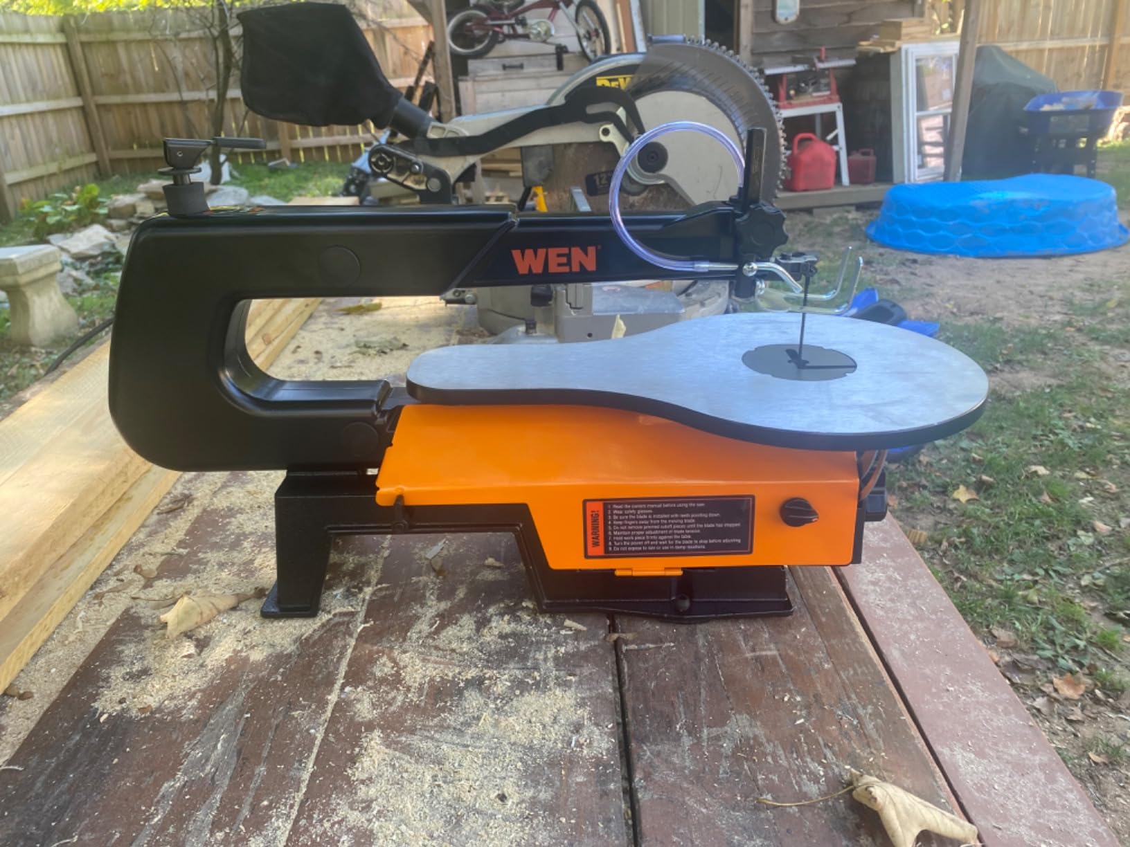 WEN 3922 16-inch Variable Speed Scroll Saw with Easy-Access Blade Changes customer photo 2