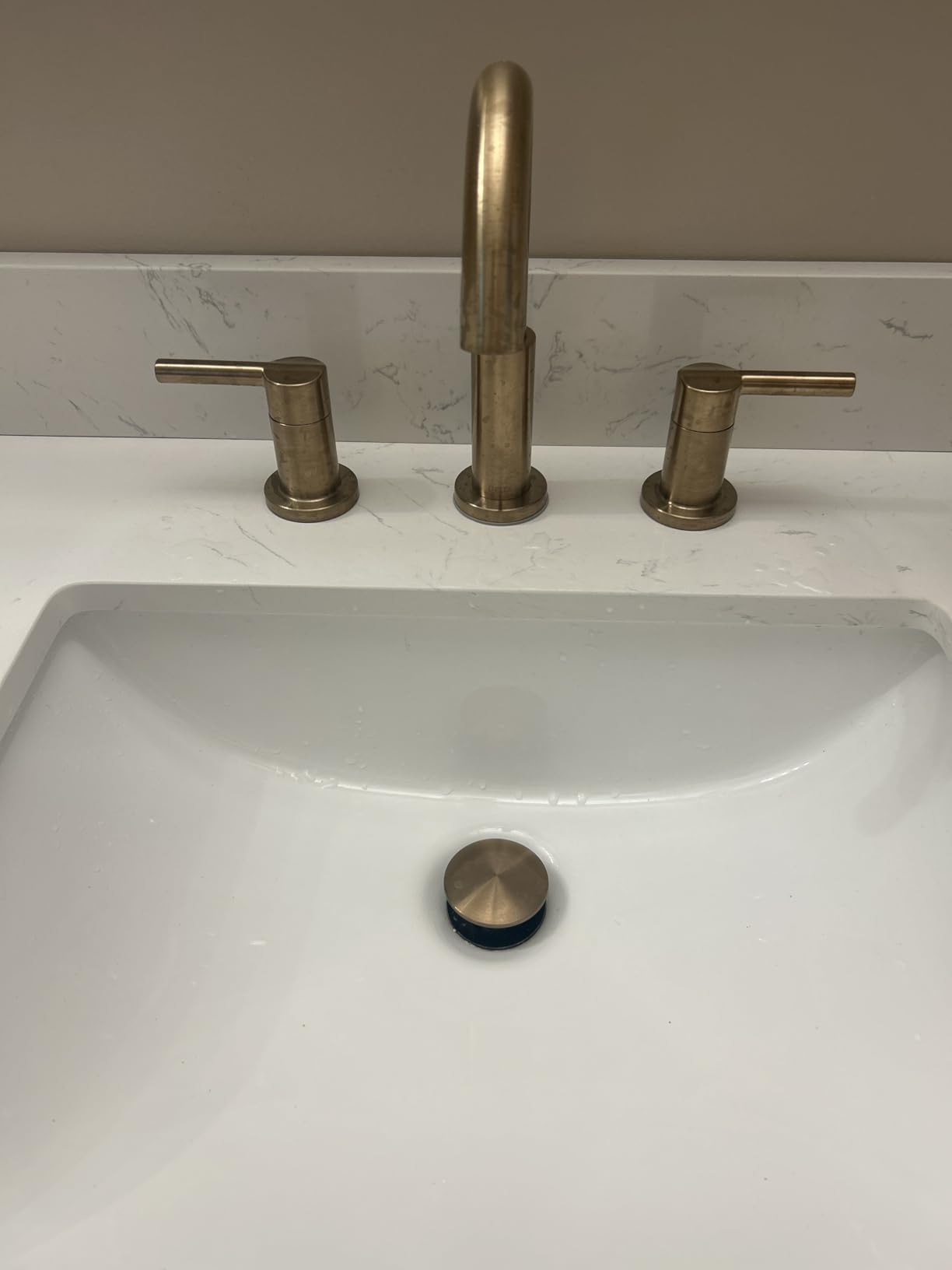 Delta Faucet Nicoli Widespread Bathroom Faucet 3 Hole, Matte Black Bathroom Faucet, Bathroom Sink Faucet, 2 Handle Bathroom Faucet, Bath Faucet, Drain Assembly, Matte Black 35749LF-BL customer photo 2