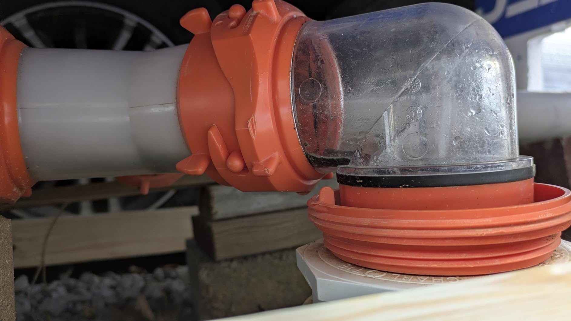 Camco RhinoEXTREME 20' Camper/RV Sewer Hose - RV Accessories Include 360° Clear Swivel Wye Fitting & Removable 4-in-1 Adapter for Storage and Organization & More - TPE Tech for Durability (21056) customer photo 1
