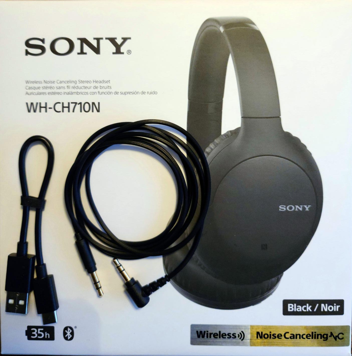 Sony Noise Cancelling Headphones WHCH710N: Wireless Bluetooth Over the Ear Headset with Mic for Phone-Call, Black customer photo 1