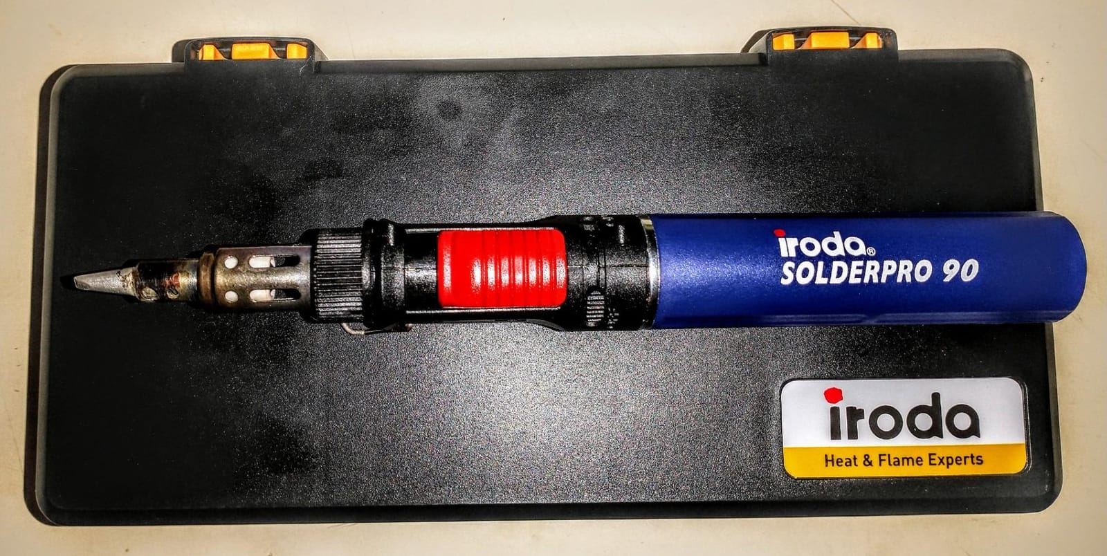 IRODA SolderPro 90K Professional Butane Soldering Iron Kit | Cordless 3-in-1 Tool | Fast Start & 53min Runtime with Case & Tips (Taiwan Made) customer photo 1