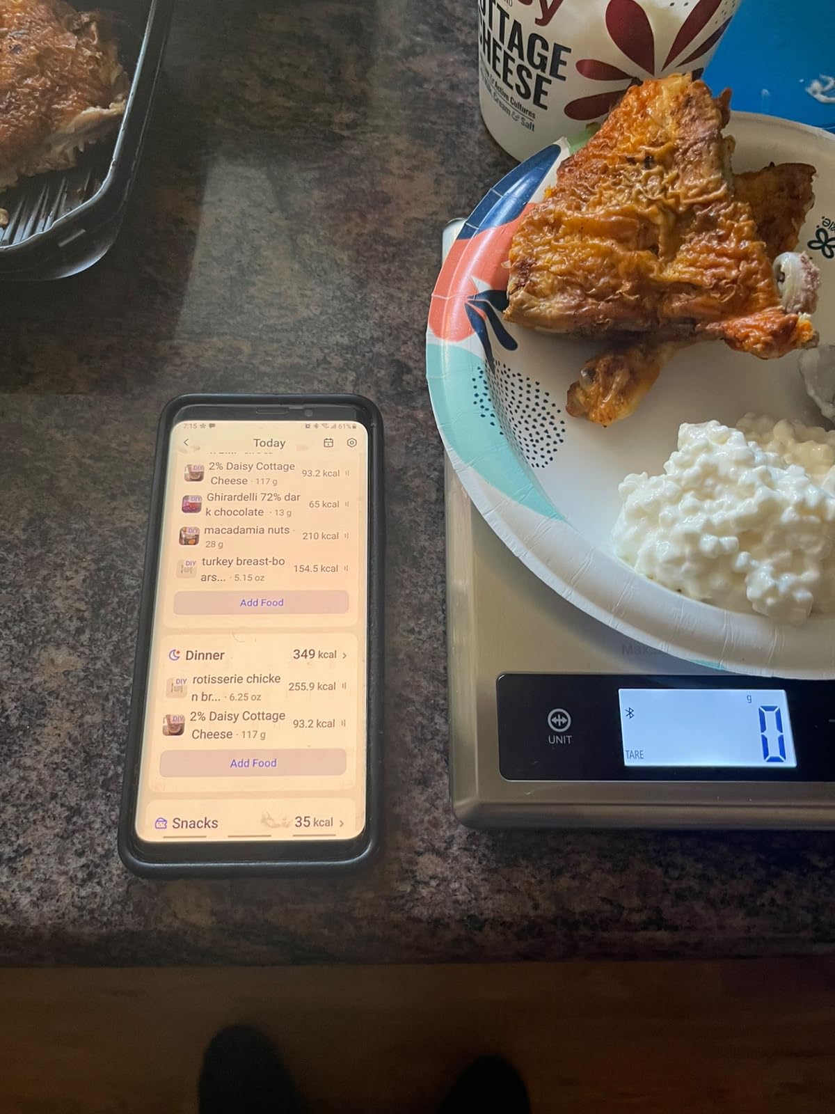RENPHO Smart Food Scale with app, Nutritional Calculator, Stainless Steel | Digital Nutrition Scale, Calorie Tracker for Weight Loss, Macros and Keto Calculator, Grams and Ounces customer photo 1