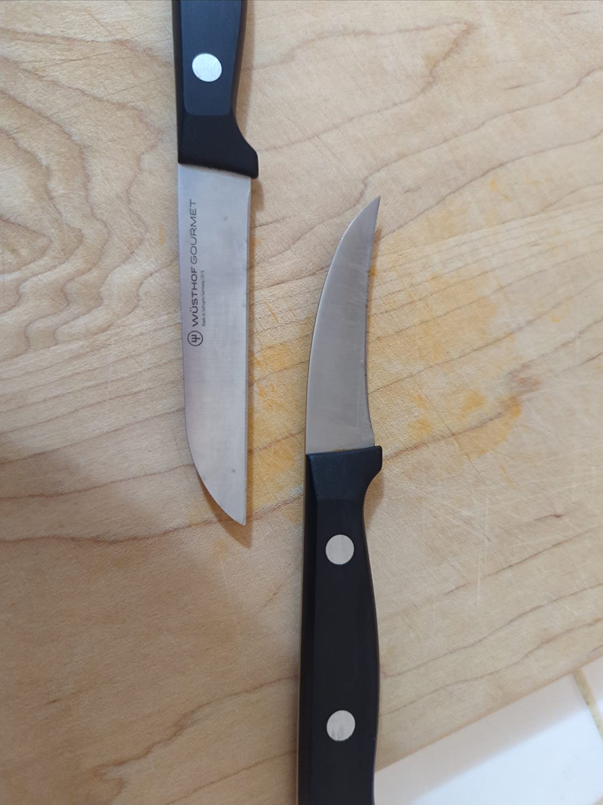 WUSTHOF Gourmet 3-Piece Paring Knife Set, Black customer photo 1