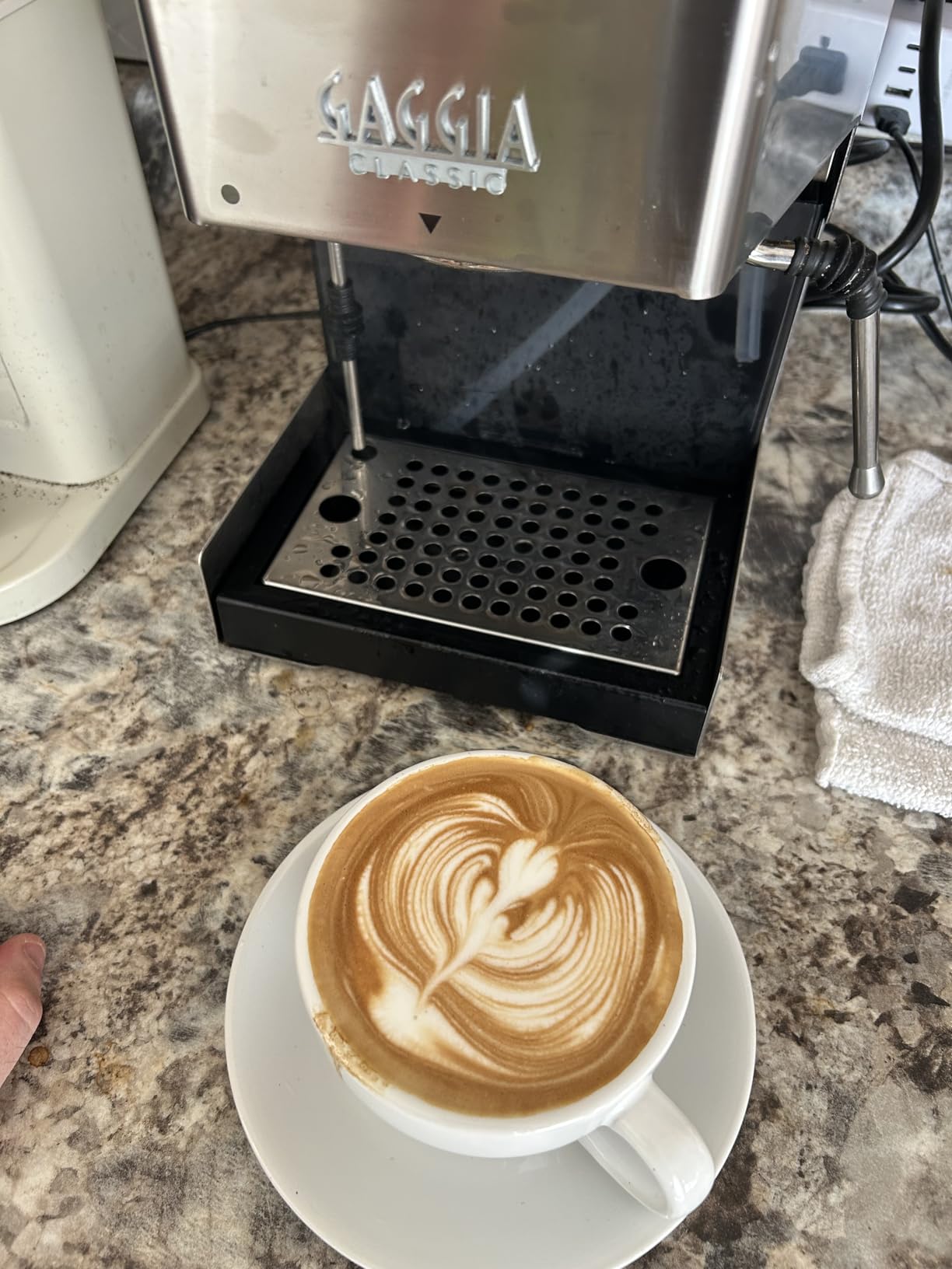 Gaggia RI9380/51 Classic Evo Pro Espresso Machine, Industrial Grey, Small customer photo 1