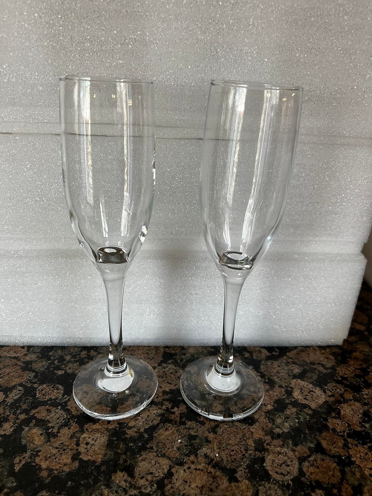 UMI UMIZILI Classic Champagne Flutes, Set of 12, 6 Oz Premium Stemmed Champagne Glasses, Sparkling Wine Glass, Crystal Clear customer photo 1