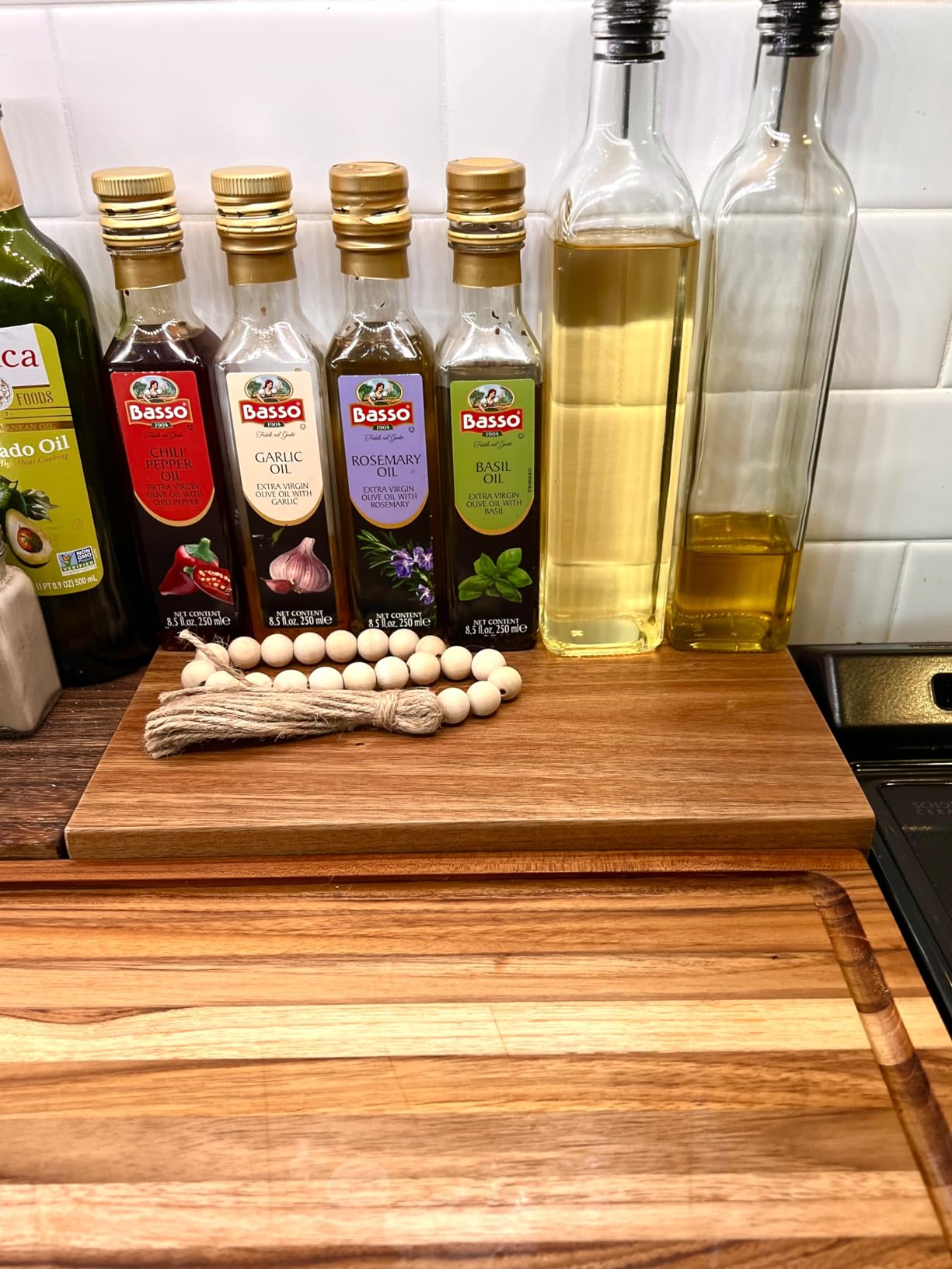 BASSO 1904 Infused Extra Virgin Olive Oil Gift Box Set, 8.5 Fl Oz (250 ml) | Flavored Olive Oil Variety Pack | For Cooking & Dipping | Gourmet Italian Food Gift | Product of Italy customer photo 1