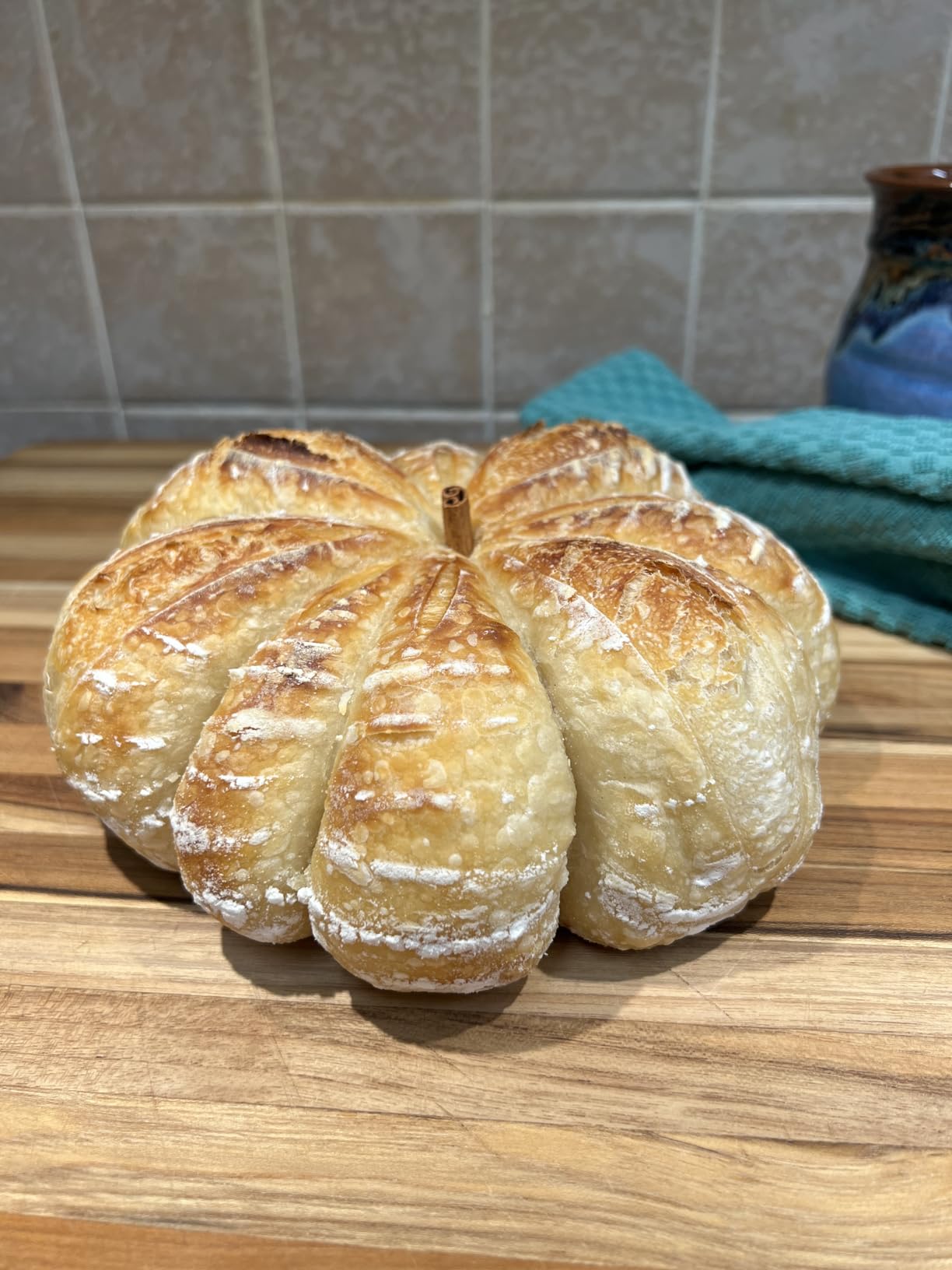Rattan Banneton Bread Proofing Basket Set of 2, 9 Inch Round | For sourdough, boule and artisan loaves; supports dough during final proof for easier shaping and defined spiral lines customer photo 1
