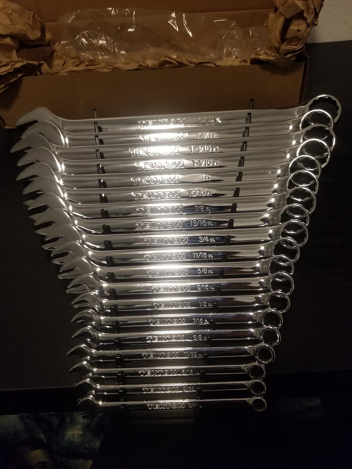 TEKTON Combination Wrench Set, 34-Piece | WCB91301 customer photo 1