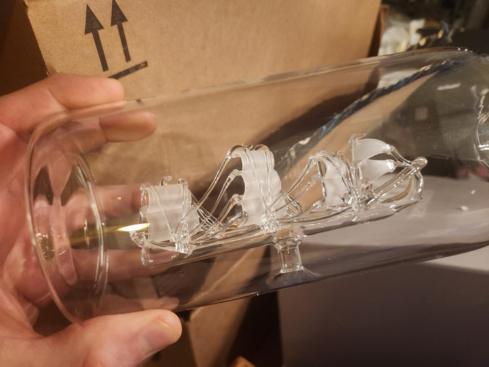 Godinger Ship In A Bottle Whiskey Decanter and Whiskey Glasses Bar Set, for Liquor Scotch Bourbon, Gifts for Men customer photo 1