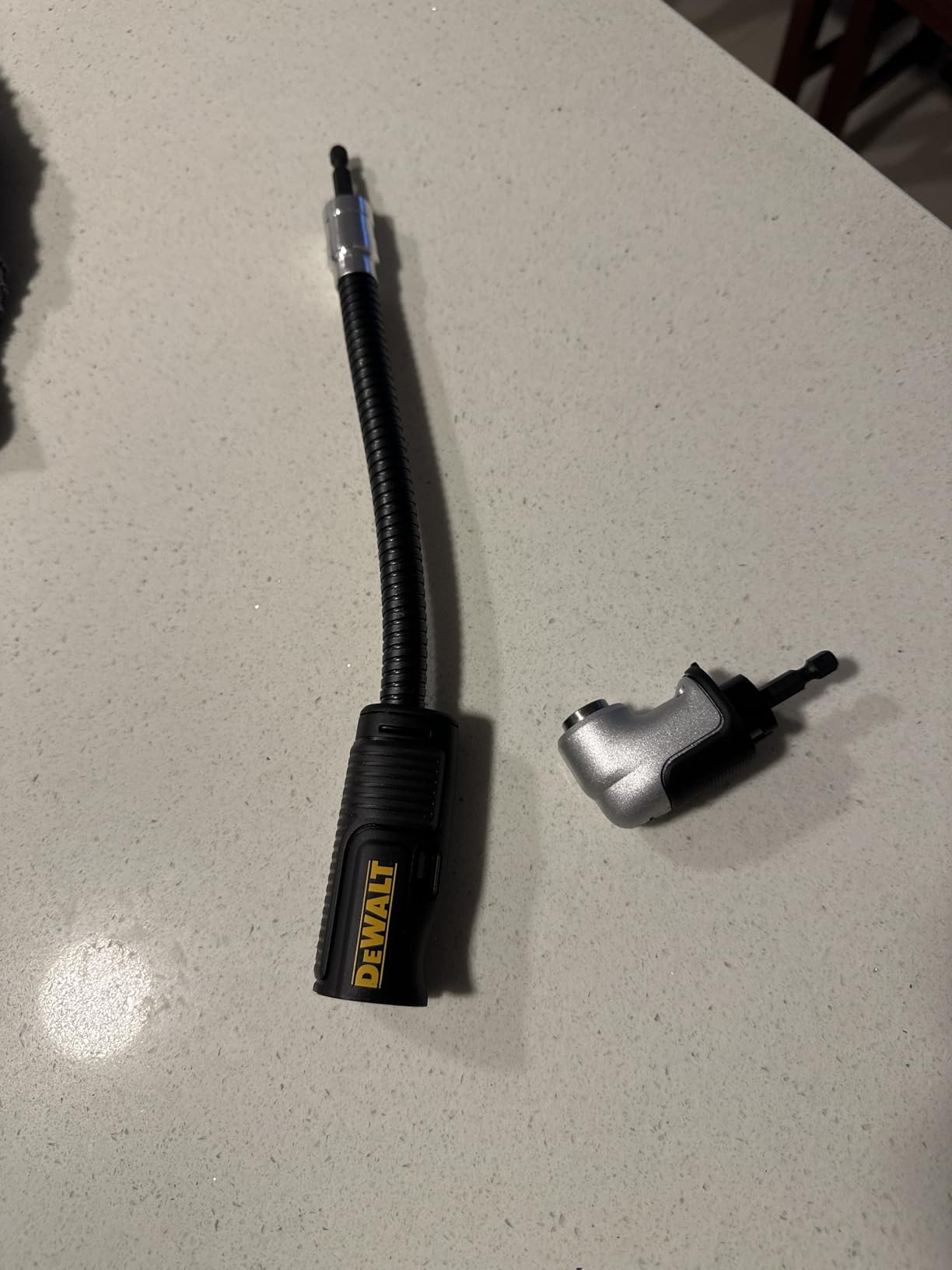 DEWALT Right Angle Drill Attachment, 12 in 90 Degree Drill Adapter, Compact 4-in-1 Modular FLEXTORQ Impact Ready Straight Flexible Shaft (DWAMRASETFT) customer photo 1