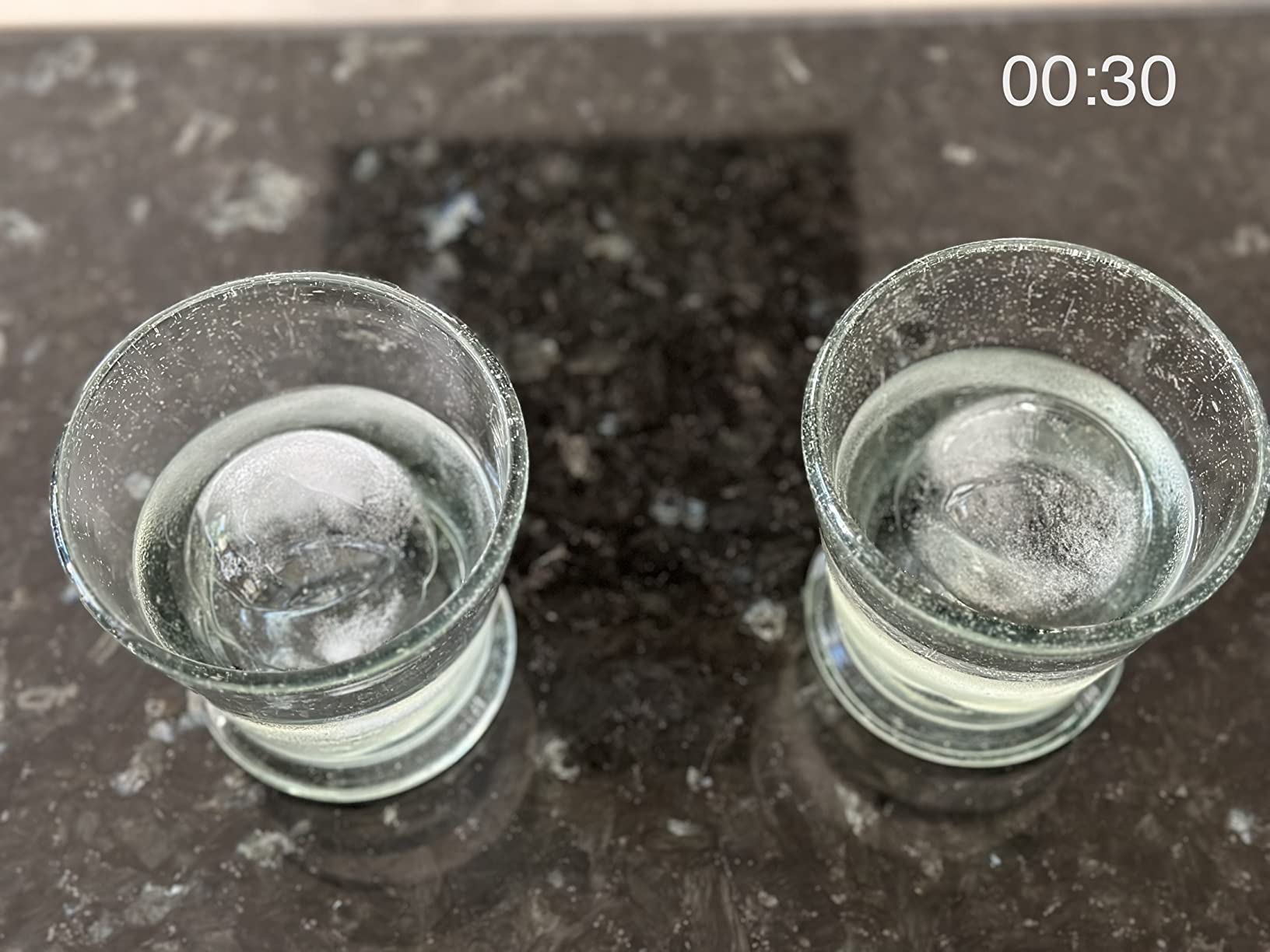 TINANA Crystal Clear Ice Ball Maker, 4 Cavity Large Clear Ice Balls Form, 2.5” Round Ice Sphere Trays for Whiskey, Cocktail, Brandy, Bourbon customer photo 1