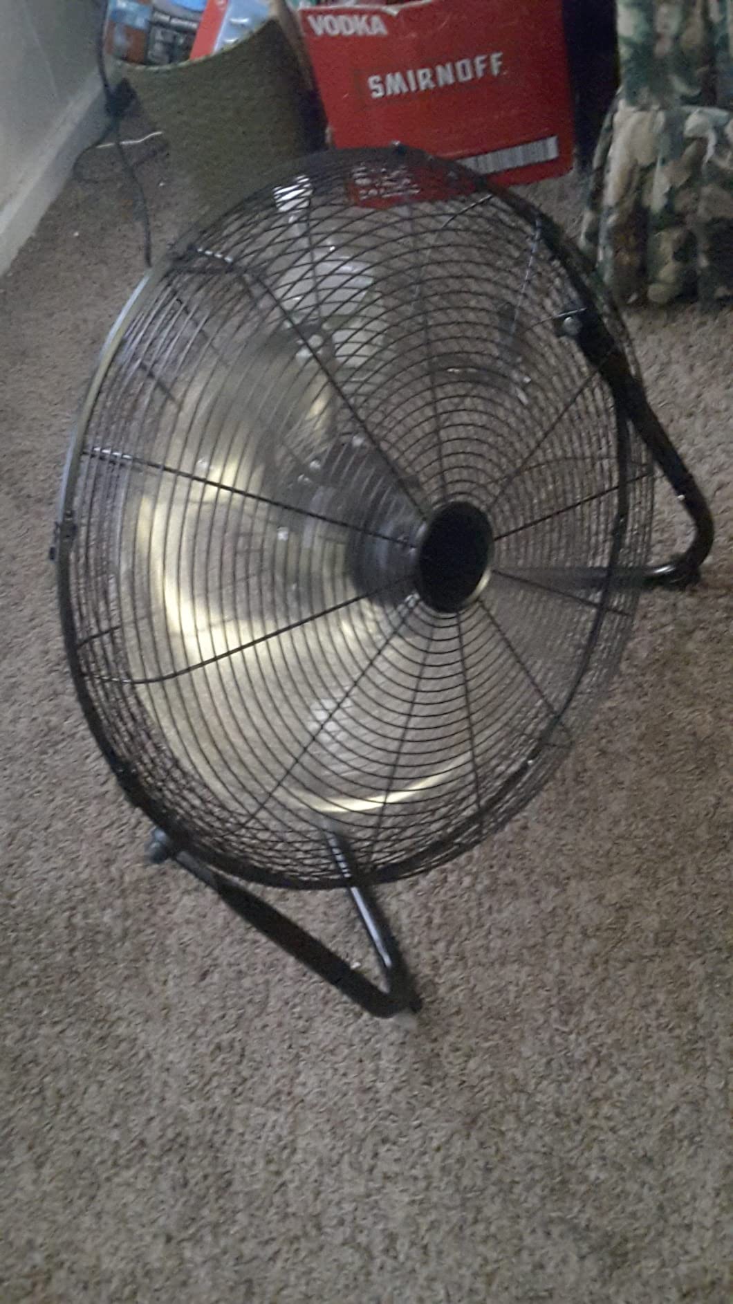 Simple Deluxe 20 Inch 3-Speed High Velocity Heavy Duty Metal Industrial Floor Fans Quiet for Home, Commercial, Residential, and Greenhouse Use customer photo 1