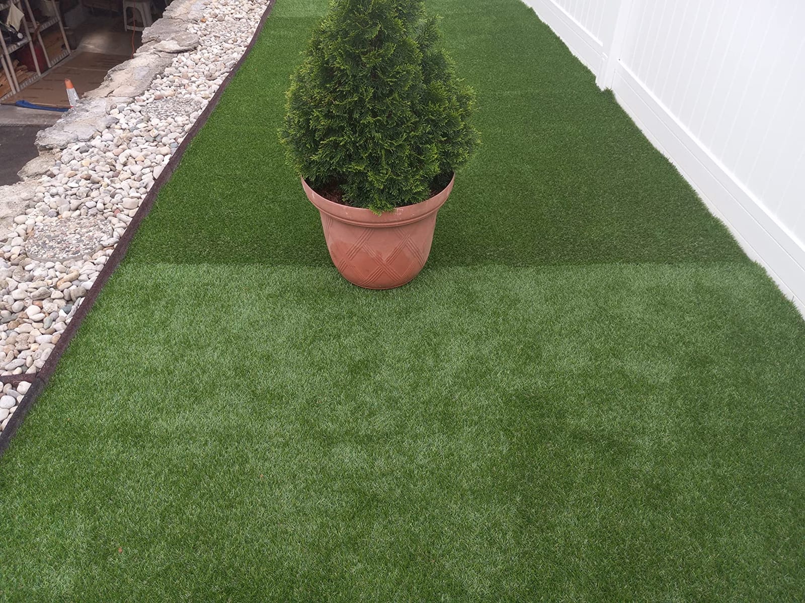 LITA Artificial Grass 15' x 22' (330 Square Feet) Realistic Fake Grass Deluxe Turf Synthetic Turf Thick Lawn Pet Turf -Perfect for Indoor/Outdoor Landscape (20mm high Pile) Customized customer photo 1