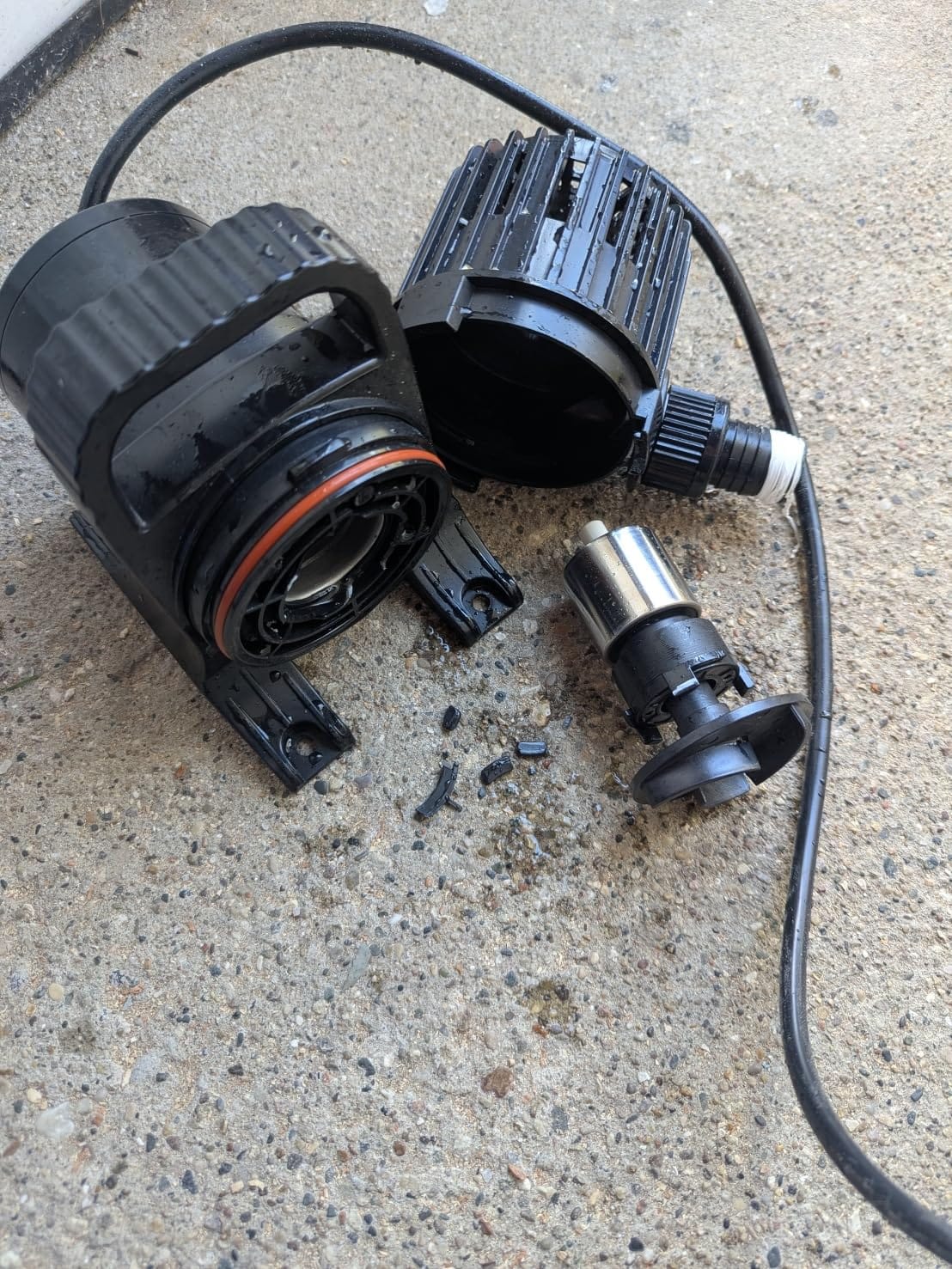 WaterRebirth 100W 1700 GPH Pond Pump, Ultra Quiet Heavy Duty Submersible Water Pump for Koi Ponds, Fountains, Aquariums & Waterfalls, 20.3 ft Power Cord, UL Listed customer photo 2
