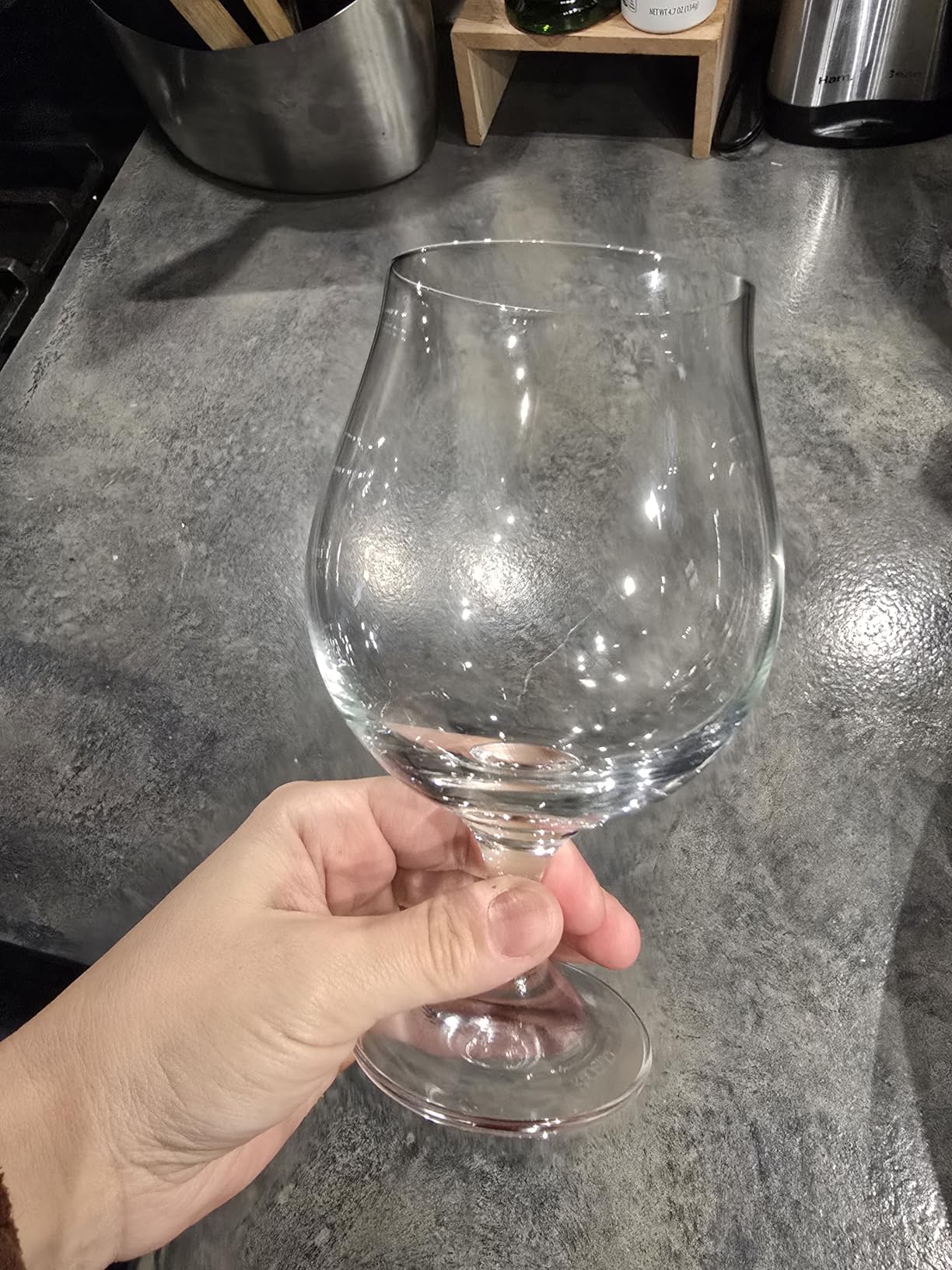 Krosno Beer Glasses Set of 6, 16.9 oz, Chill Collection | Drinking Glasses, Tall Glassware, IPA, Pilsner, Stout, Drinking Set, Lead-Free Crystal, Beer Stein, Pint, Dishwasher Safe customer photo 1