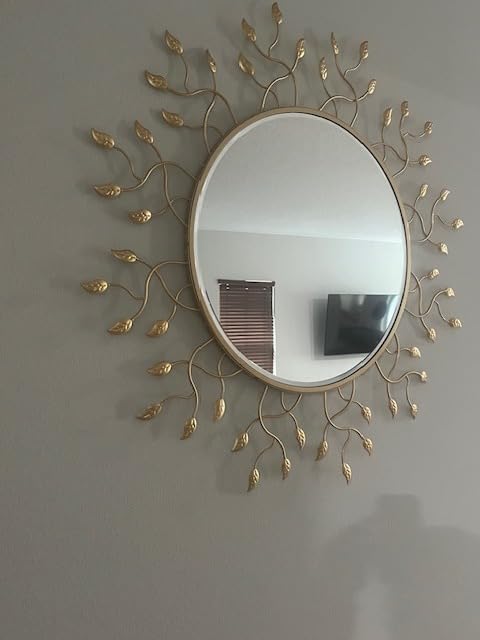 Chende Round Decorative Mirror for Wall Decor, 39