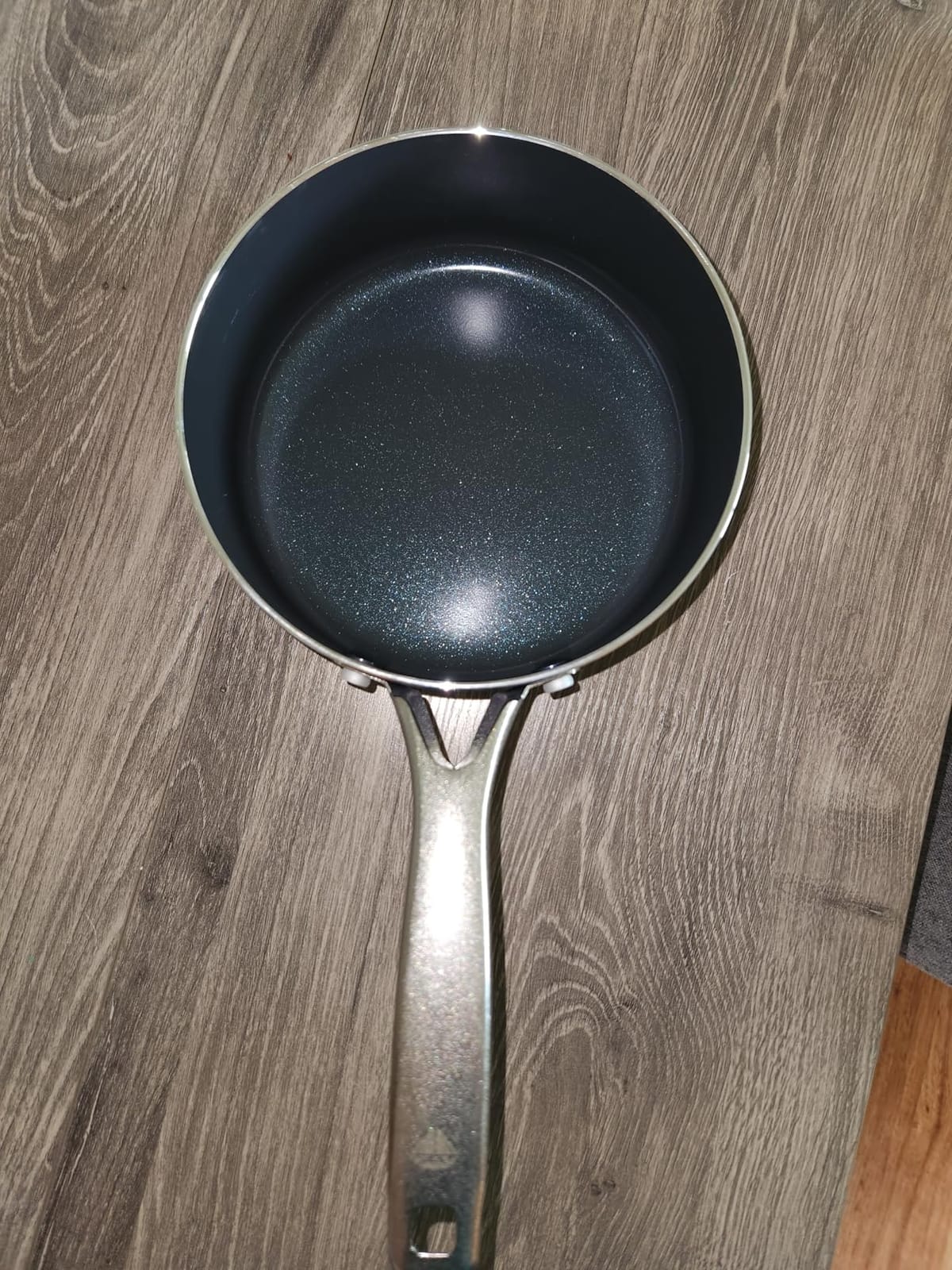 Blue Diamond 2QT Diamond Infused Ceramic Nonstick Sauce Pan with Lid, Blue customer photo 2