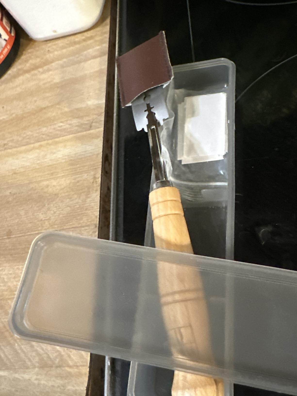 Orblue Premium Bread Lame Dough Scoring Tool, Sourdough Scoring Tool for Artisan Bread, Bread Scoring Tool with 12 Blades, Wood Handle, Dishwasher Safe customer photo 1