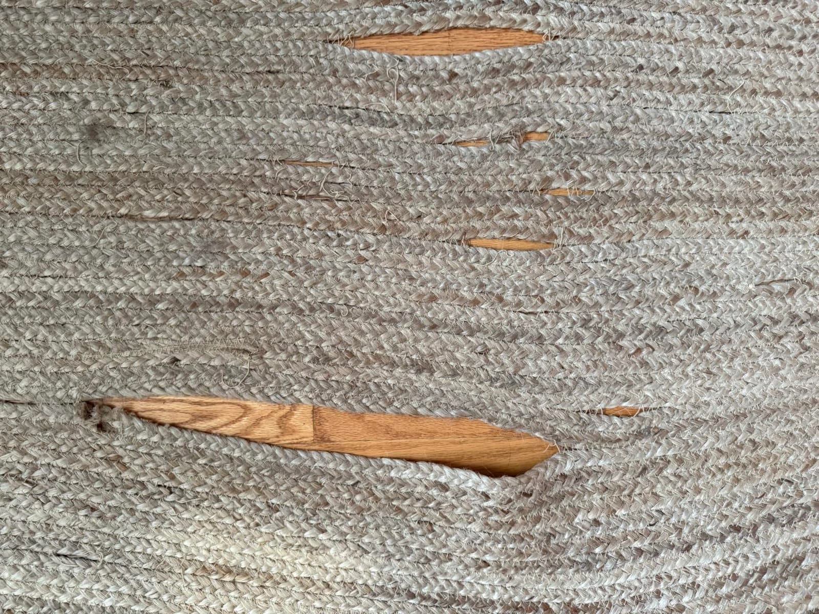 Hand Woven Jute Area Rug 9x12 Feet Rectangle - Handcrafted Braided Design, Indoor & Outdoor Reversible Natural Fiber Rug customer photo 2