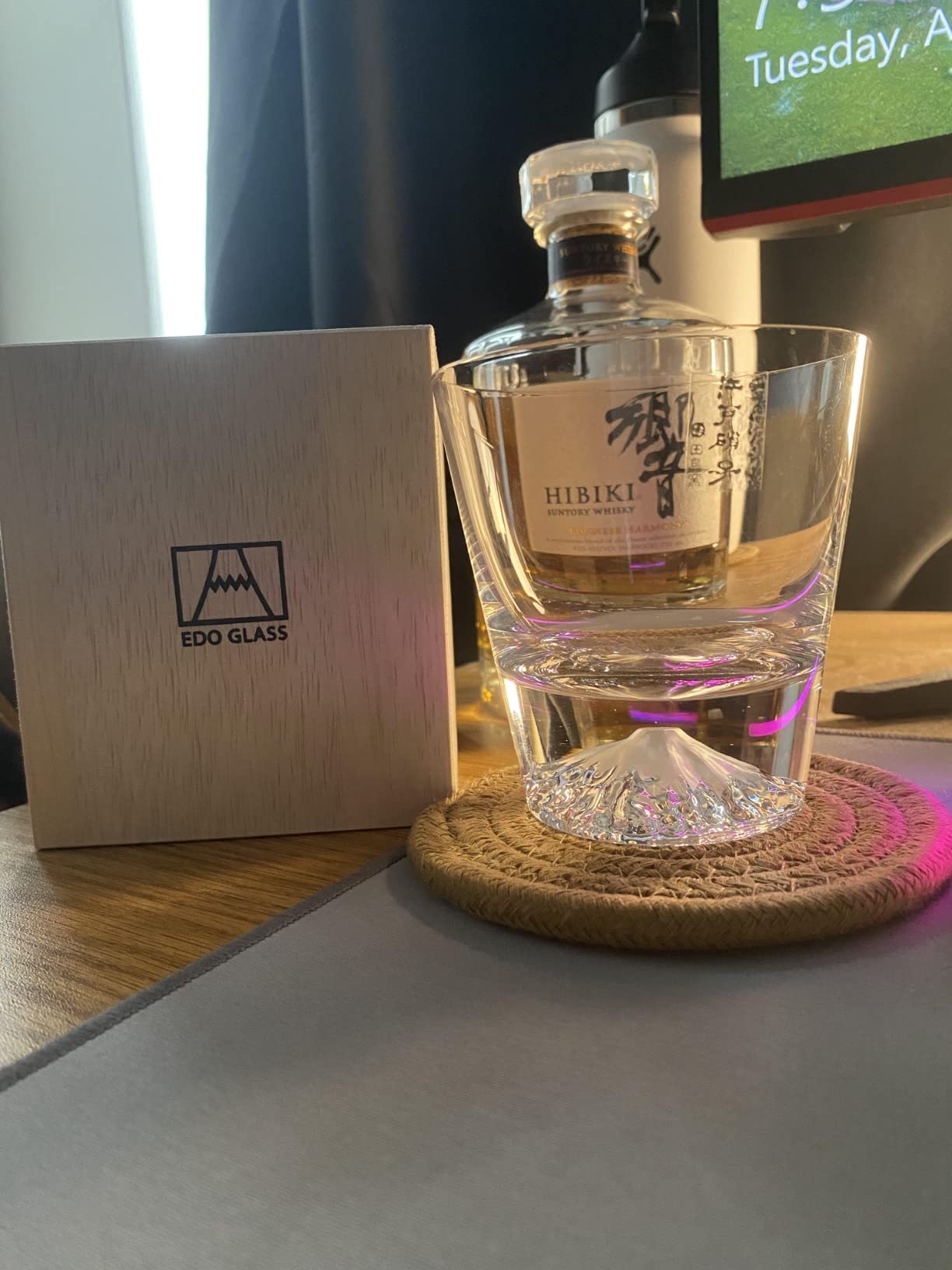 Tajima Fuji Glass TG15-015-R with CERTIFICATE Direct procurement from manufacturer Japanese Traditional handicraft Edo Kiriko Glass customer photo 2