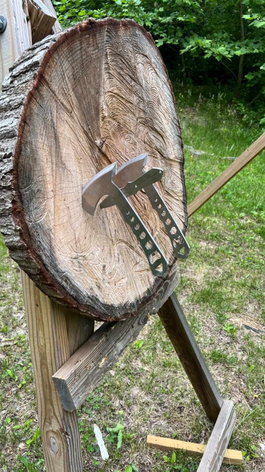 Sahara Sailor Throwing Axes, 3 Pack 10inch Throwing Axes and Tomahawks Set, with Bottle Openers, a Wrench and Nylon Sheath for Competiton and Recreation customer photo 2