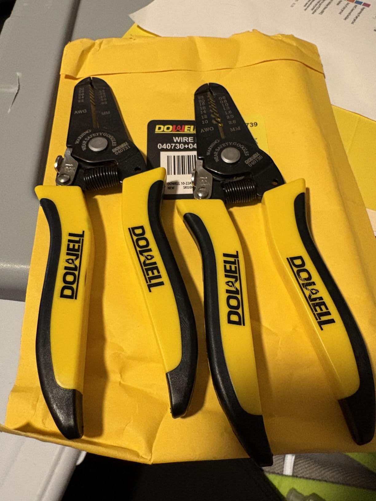 DOWELL Wire Stripper, 10-22AWG+22-30AWG Wire Cutter,Stripping Tool, 2-Pack customer photo 2