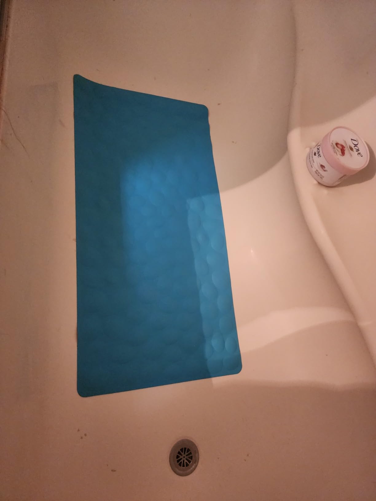 Non-Slip Bathtub Mat OTHWAY Soft Rubber Bathroom Bathmat with Strong Suction Cups (Grey) customer photo 2