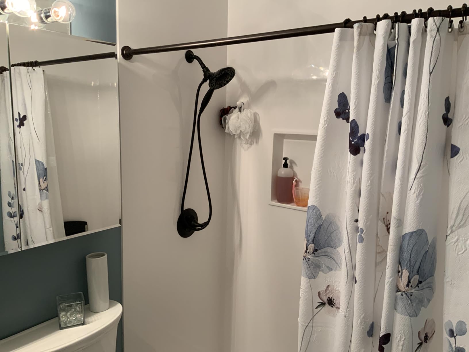 Delta Arvo 14 Series Matte Black Shower Faucet Set with In2ition 2-in-1 Dual Shower Head with HandHeld Spray Combo, Valve Trim Kit, Matte Black 142840-BL-I (Valve Included) customer photo 2