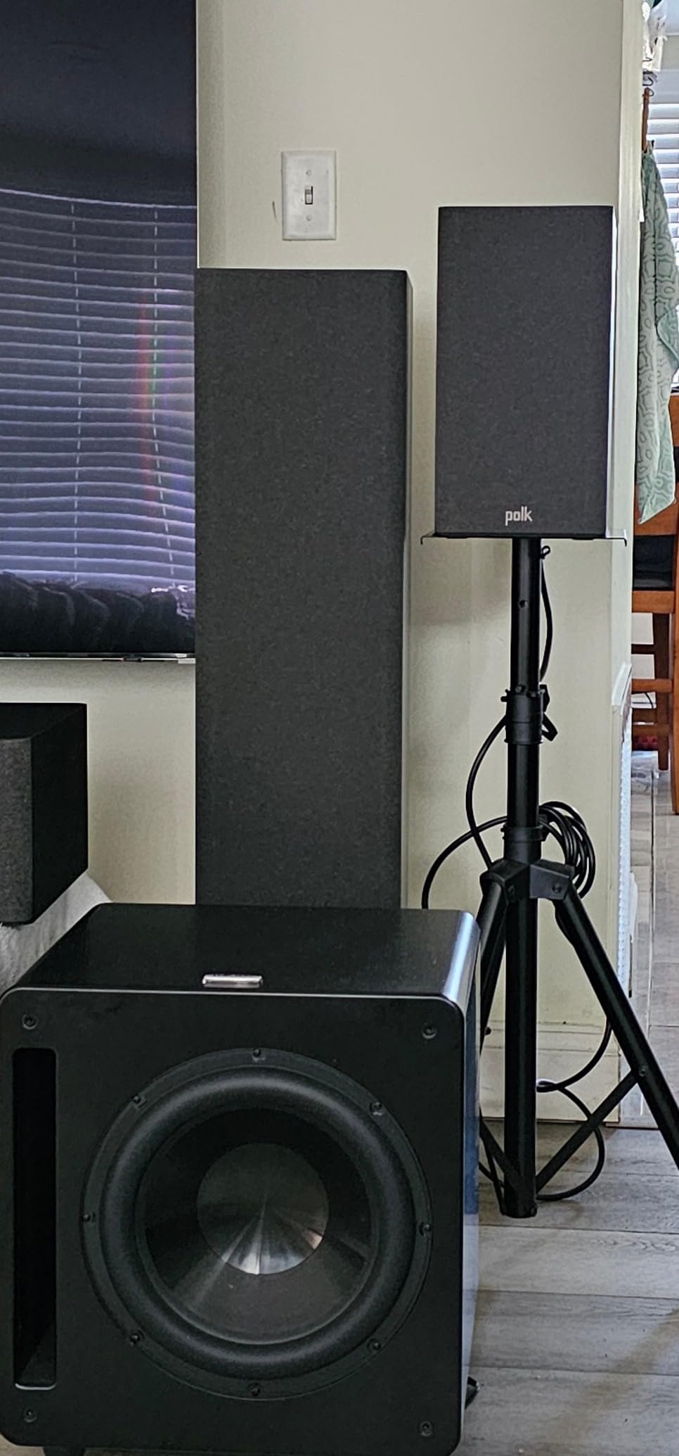 Polk Audio Reserve R200 Large Bookshelf Speakers Pair, Black | For Dynamic, Detailed Home Theater Audio, 1