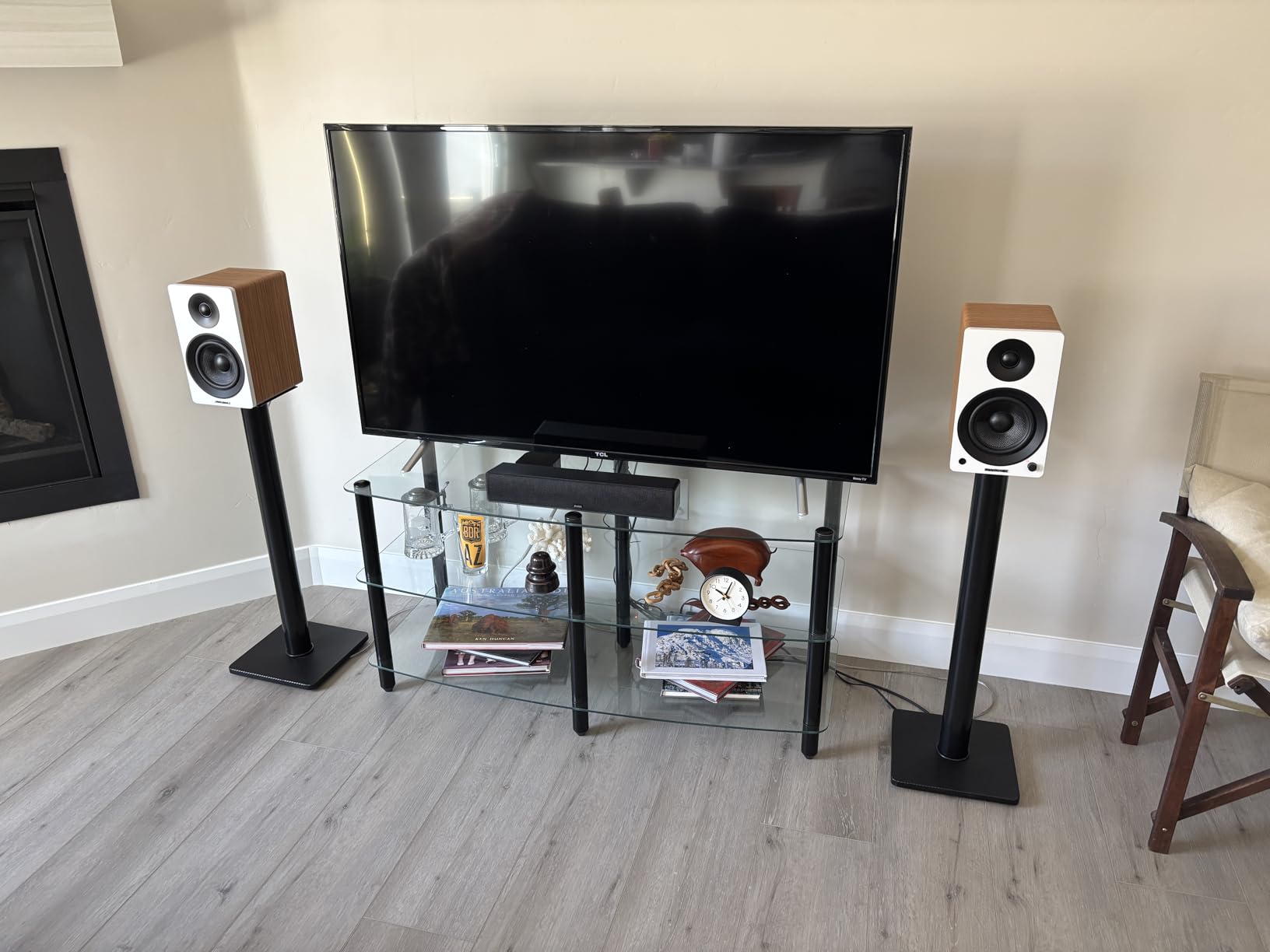 Fluance Ai41 Powered 2-Way 2.0 Stereo Bookshelf Speakers with 5