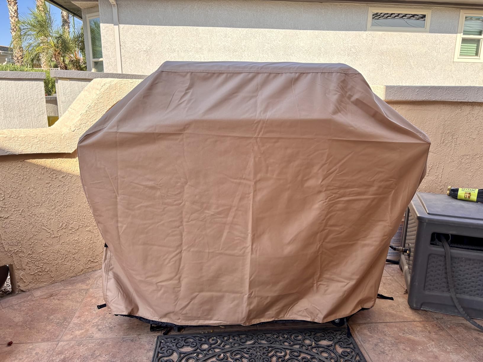 ULTCOVER Waterproof BBQ Grill Cover 64 inch, Heavy Duty 600D Polyester, UV Resistant, Fits 4-6 Burners Outdoor Gas Barbecue Grill customer photo 2