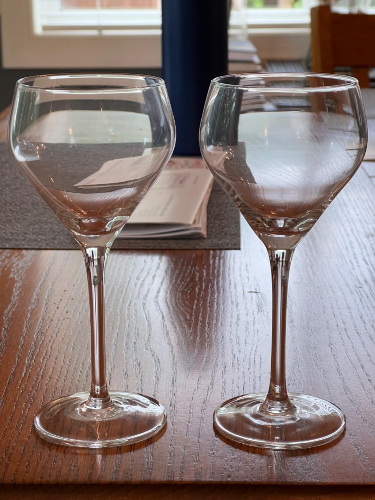 Amehla x The Educated Barfly Collection Coupe Glass Handblown Teardrop Nick and Nora Cocktail Glass - 6-ounce, Set of 2 Martini Glasses for Up Cocktails (Plain) customer photo 1