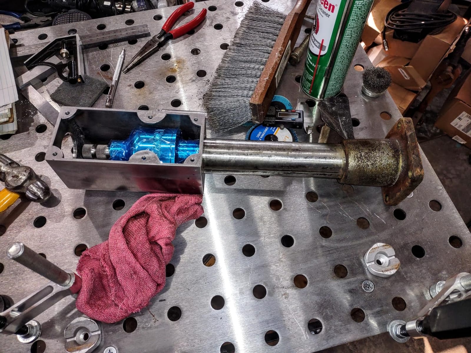 Klutch Welding Table Clamp Kit, 4-Pc. customer photo 1