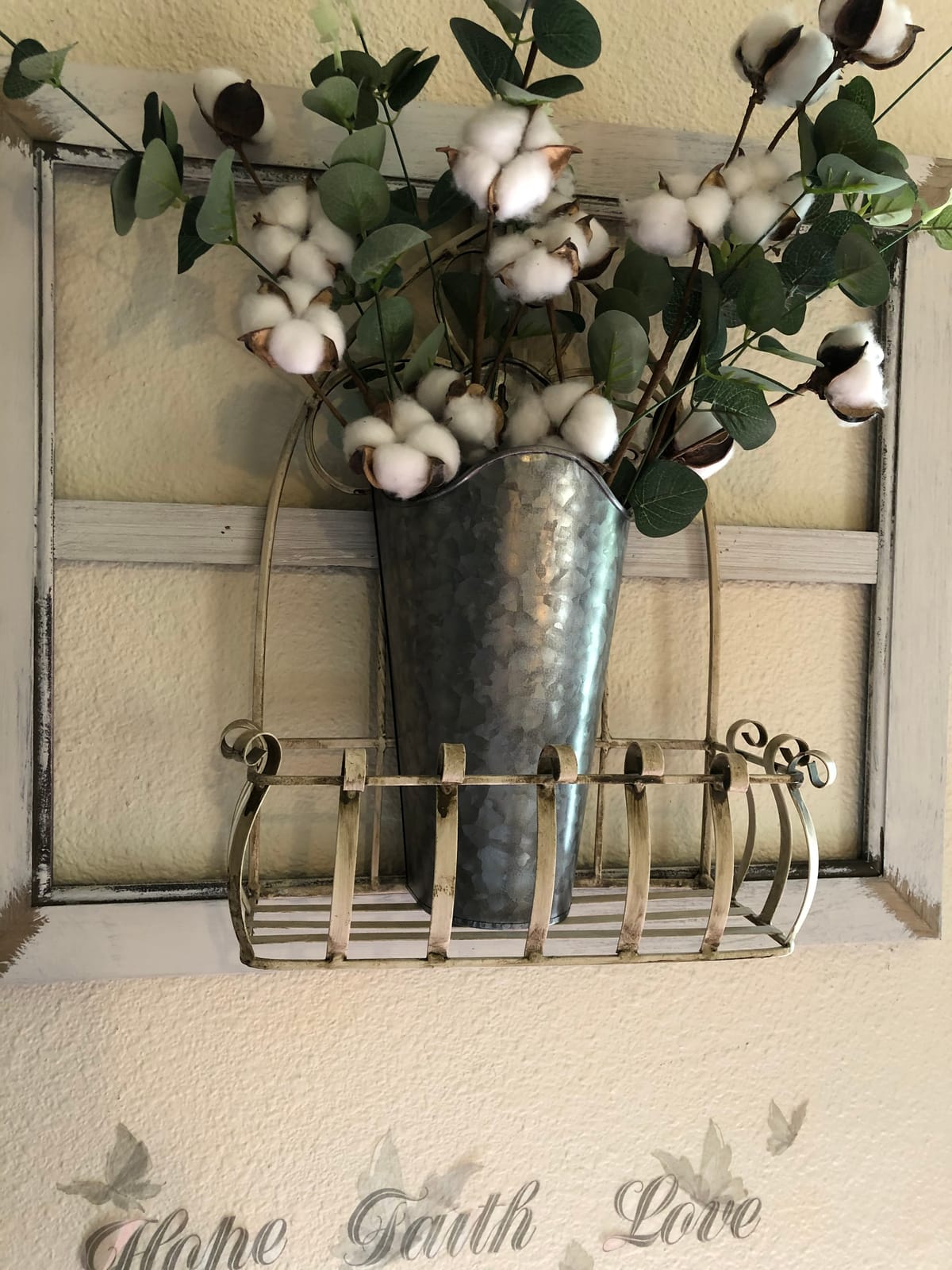 Mkono Metal Wall Planter, Hanging Vase for Flowers Plants, Set of 2, Black customer photo 1