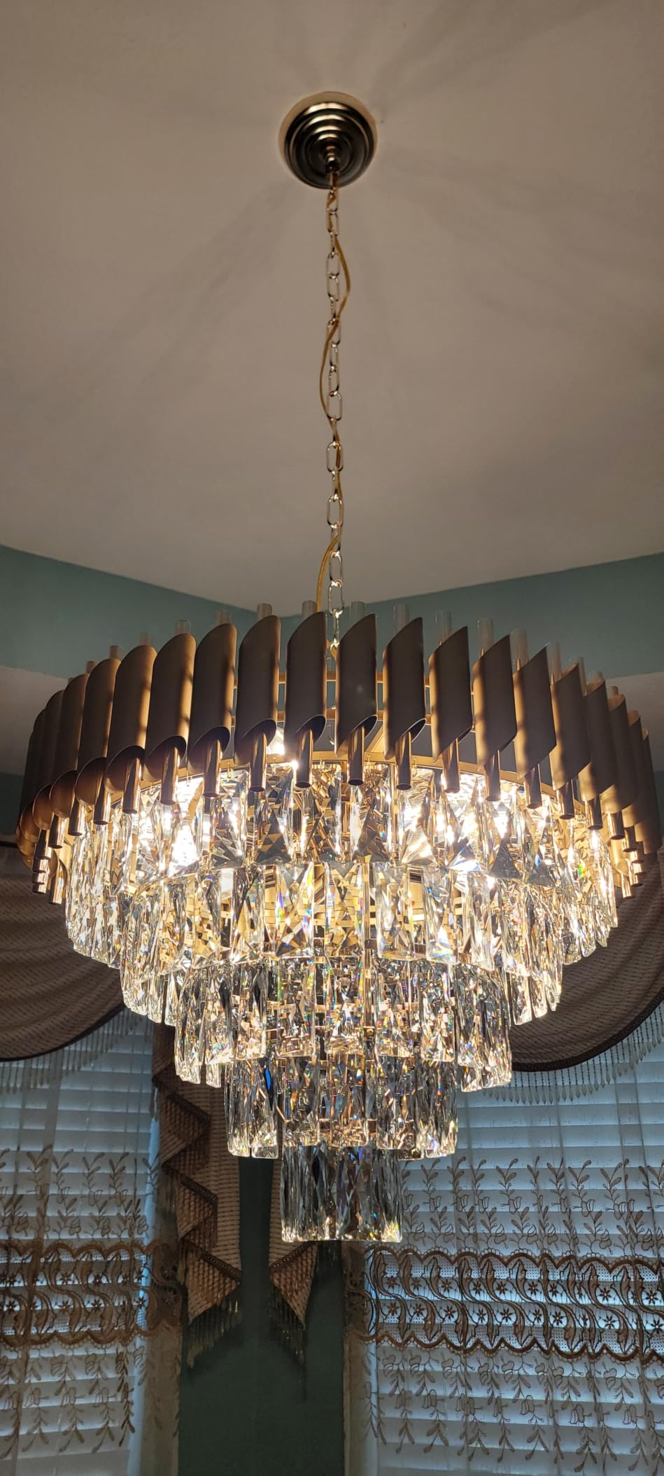 Crystal Chandelier Contemporary, 24