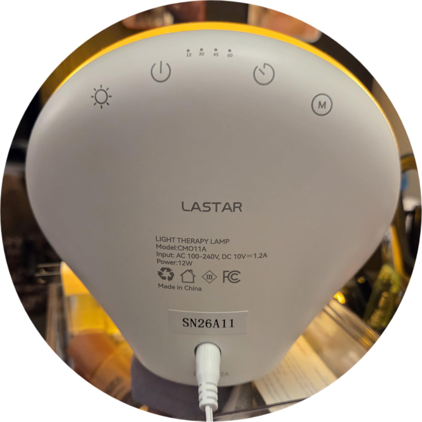 LASTAR Sun Lamp, 10,000 Lux Sunlight Lamp with 4 Color Temperatures & 5 Brightness & 1H Timer, Touch Control Daylight Lamp with Memory Function for Home customer photo 1