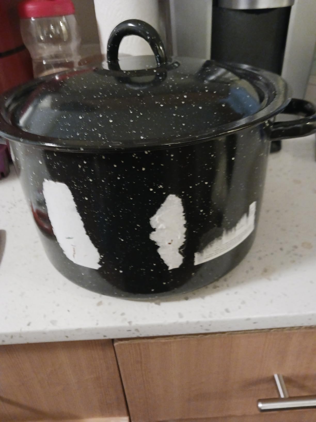 MIRRO 7.75 Qt Enamel Stock Pot for Canning, Black customer photo 1