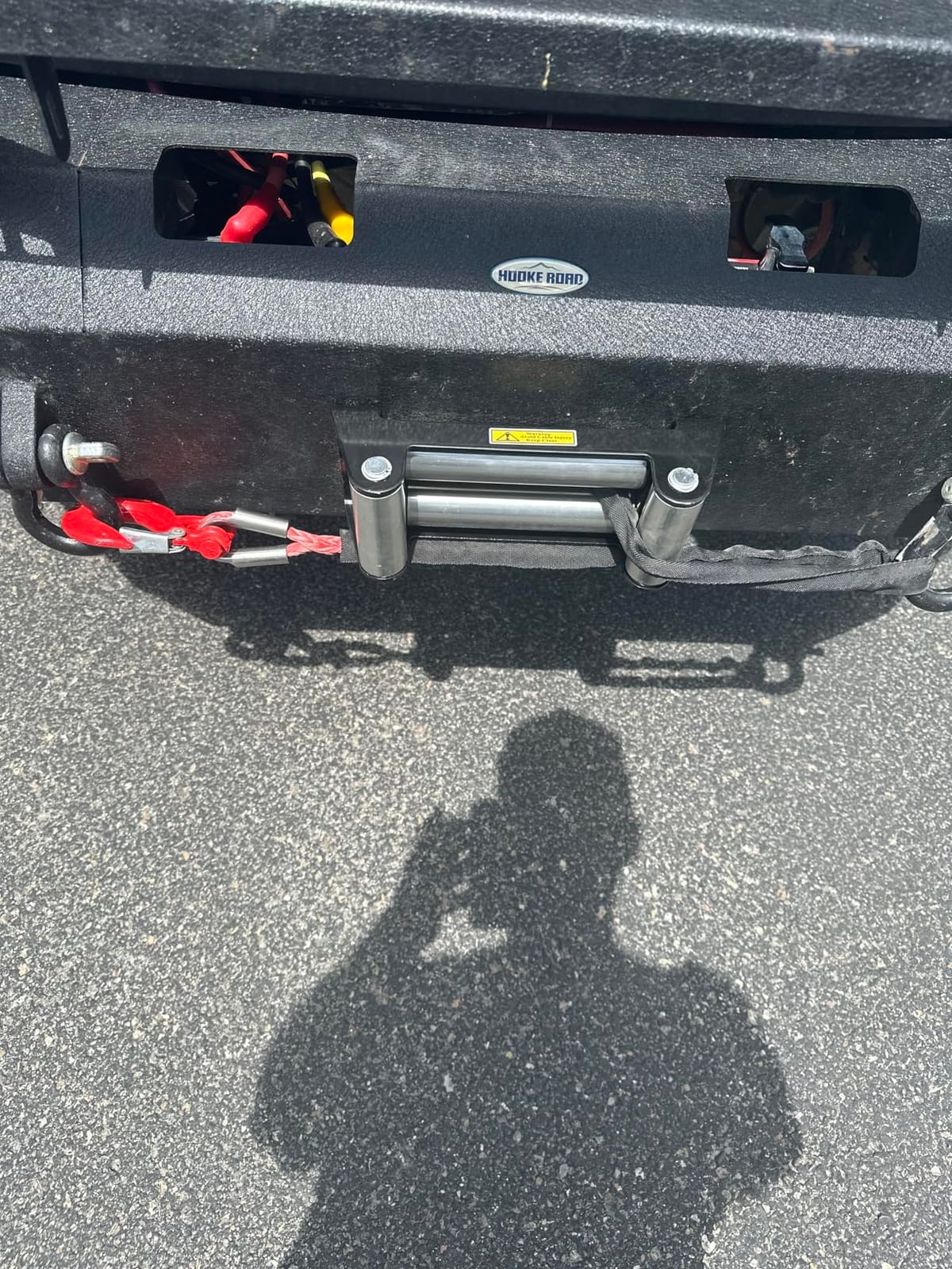 Winch Roller Fairlead 10 inch Winch Roller Fairlead 4 Way 10” Universal Mount Cable Guide Heavy Duty Nut Disassembly SUV Truck F150 8000 10000 12000lbs 14000 16000 customer photo 2