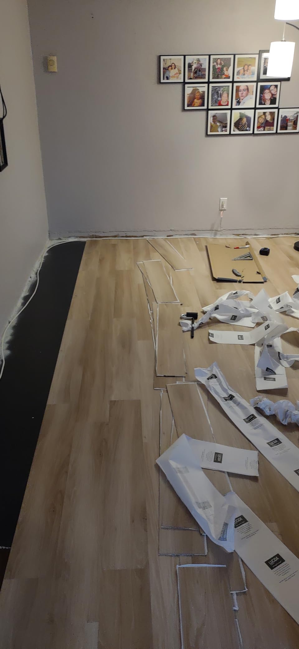 Lucida Surfaces BaseCore 6x36in 12mil 2mm 18SqFt Peel and Stick LVP customer photo 1