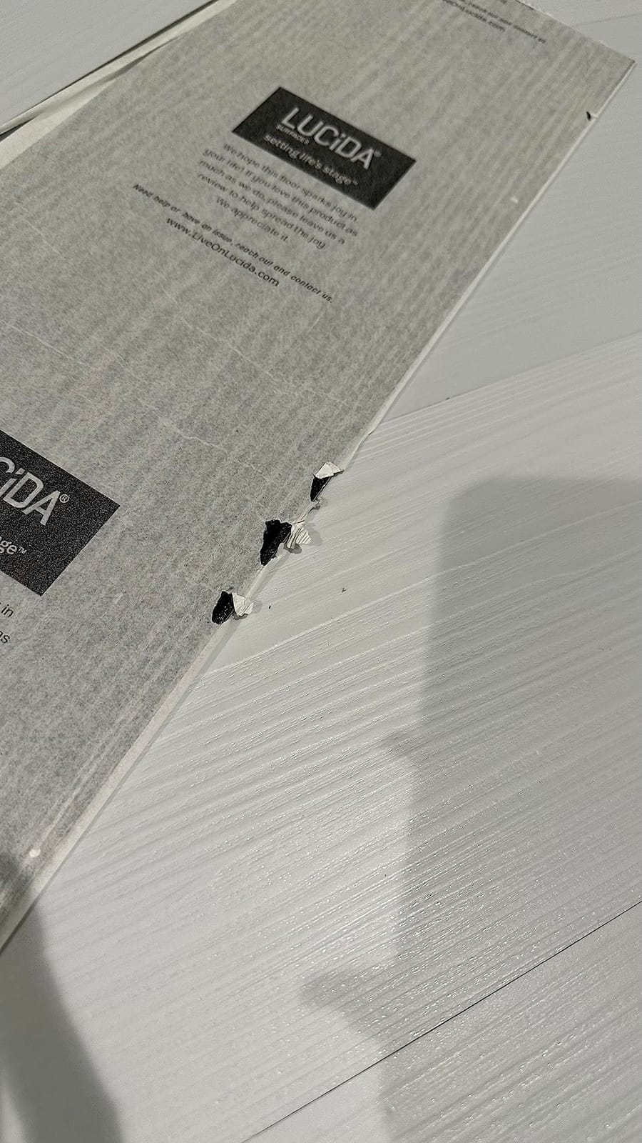 Lucida Surfaces BaseCore 6x36in 12mil 2mm 18SqFt Peel and Stick LVP customer photo 2