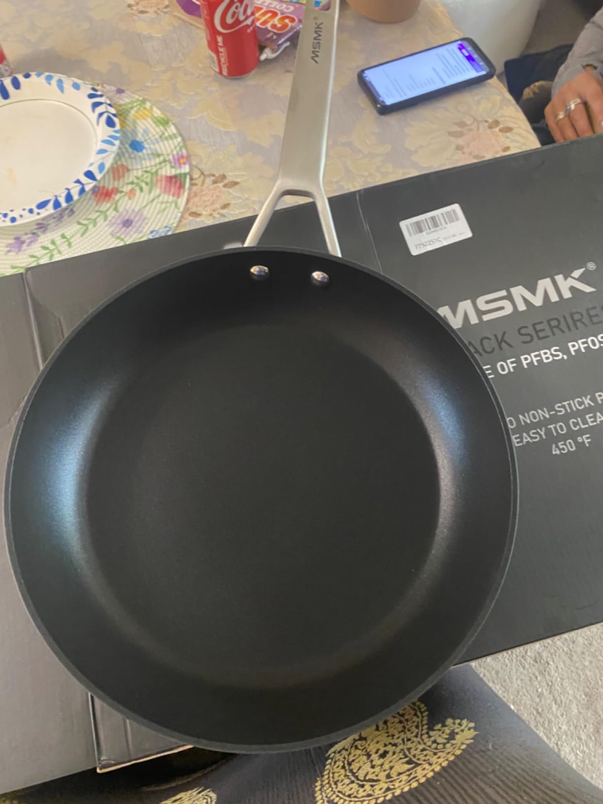 MsMk 7 Inch Small Nonstick Frying pan, Grey Egg Omelet Skillet customer photo 1