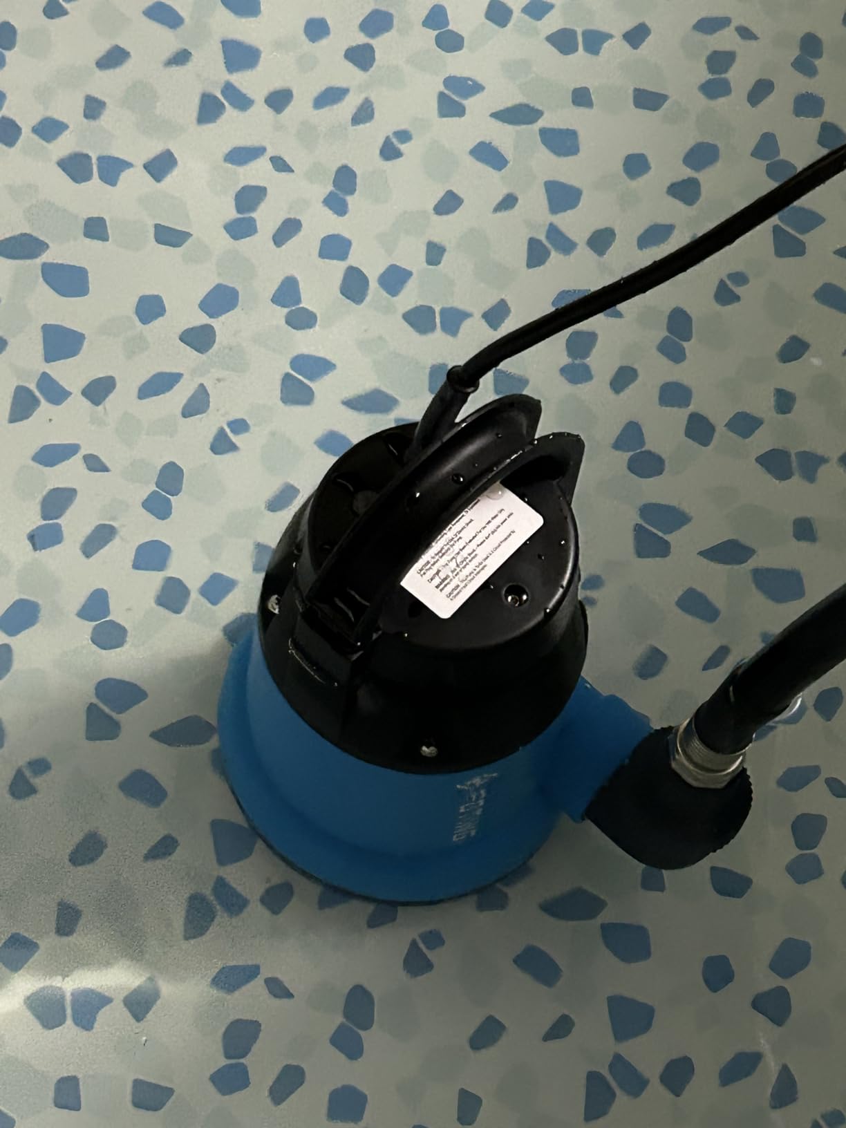 FOTING 1HP Sump Pump 4600GPH Clean/Dirty Submersible Water Pump | Utility Pump Thermoplastic Electric Portable Transfer Water Pump for Swimming Pool Pond Basement with 10ft Power Cord manual customer photo 2