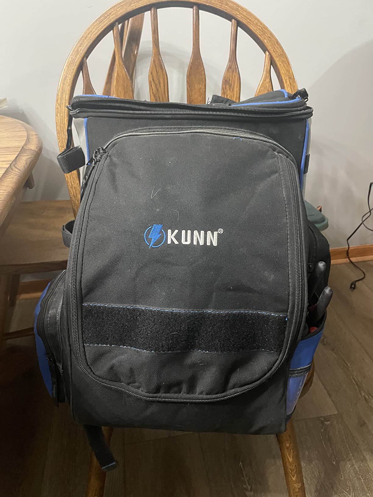 KUNN Welding Backpack with Detachable Helmet Bag | 600D Polyester, 30L Large Capacity, Padded Back Panel, Lunch Bag Included customer photo 2